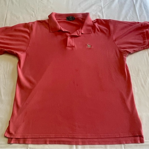 Over & Under sporting good polo size large salmon pink - Picture 1 of 3